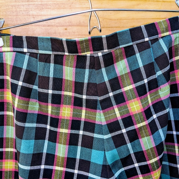 SOLD Trink Turk 6 plaid wool pants, *damaged* - Picture 7 of 7